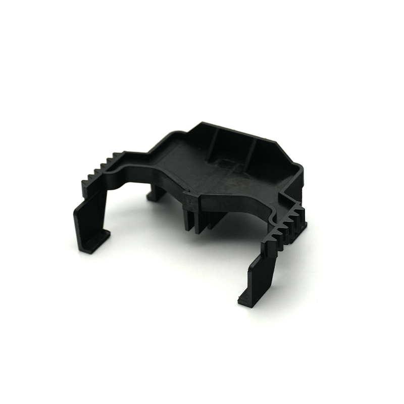 Black PP injection molding plastic holder 4 Black PP injection molding plastic holder 4