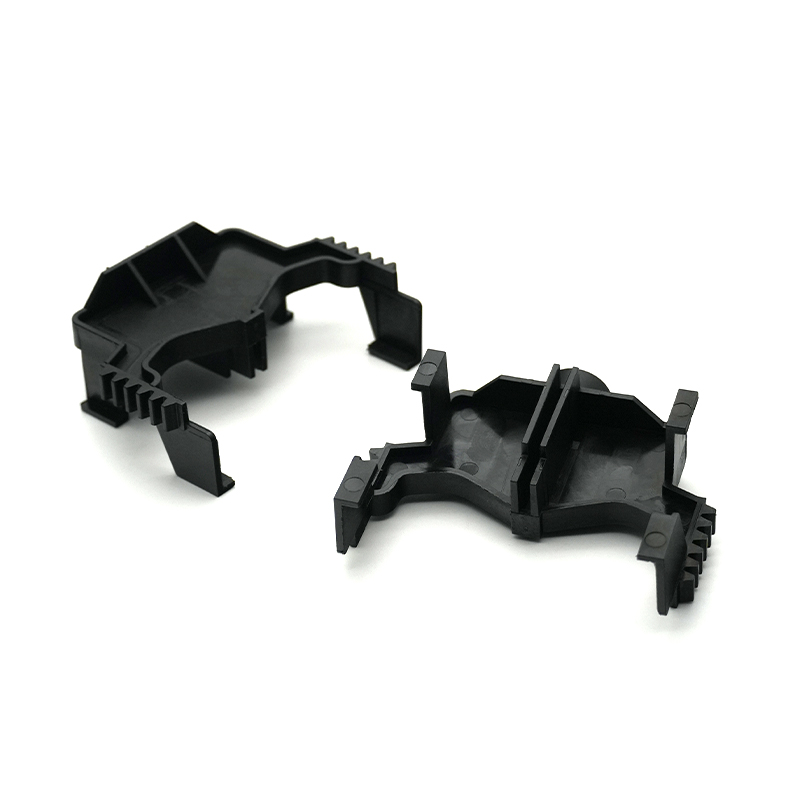 Black PP injection molding plastic holder 5