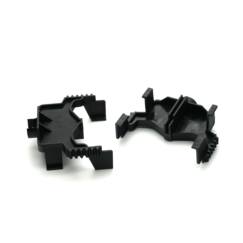 Black PP injection molding plastic holder 6