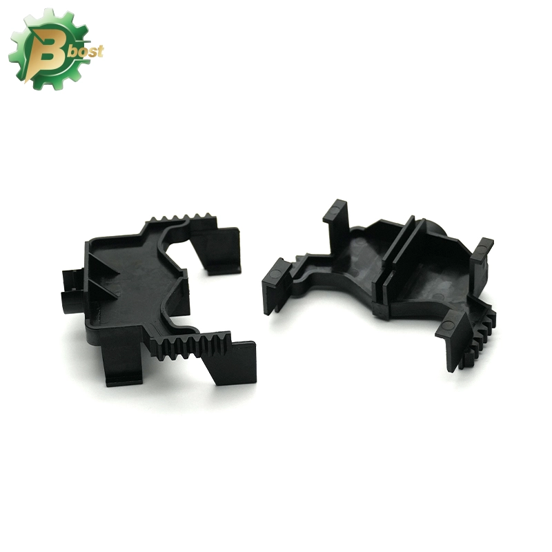 Black PP injection molding plastic holder 6 Black PP injection molding plastic holder 6