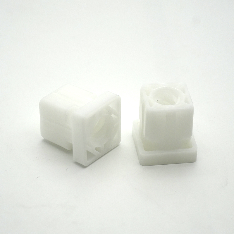 Square nut manufacturer by white & harder Delrin 5