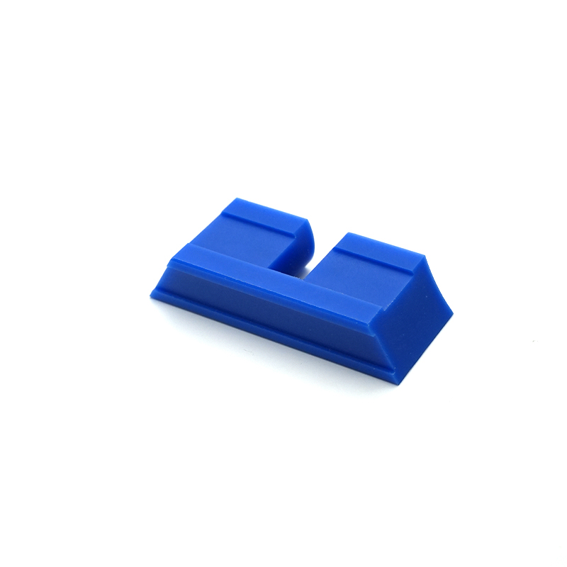 The machine spacer made of blue nylon 1