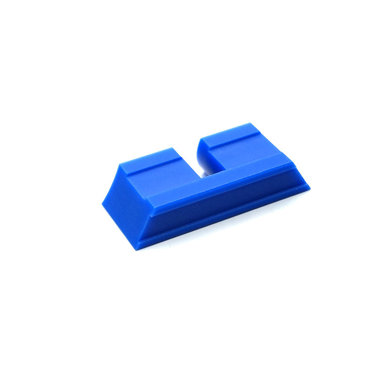 The machine spacer made of blue nylon  2