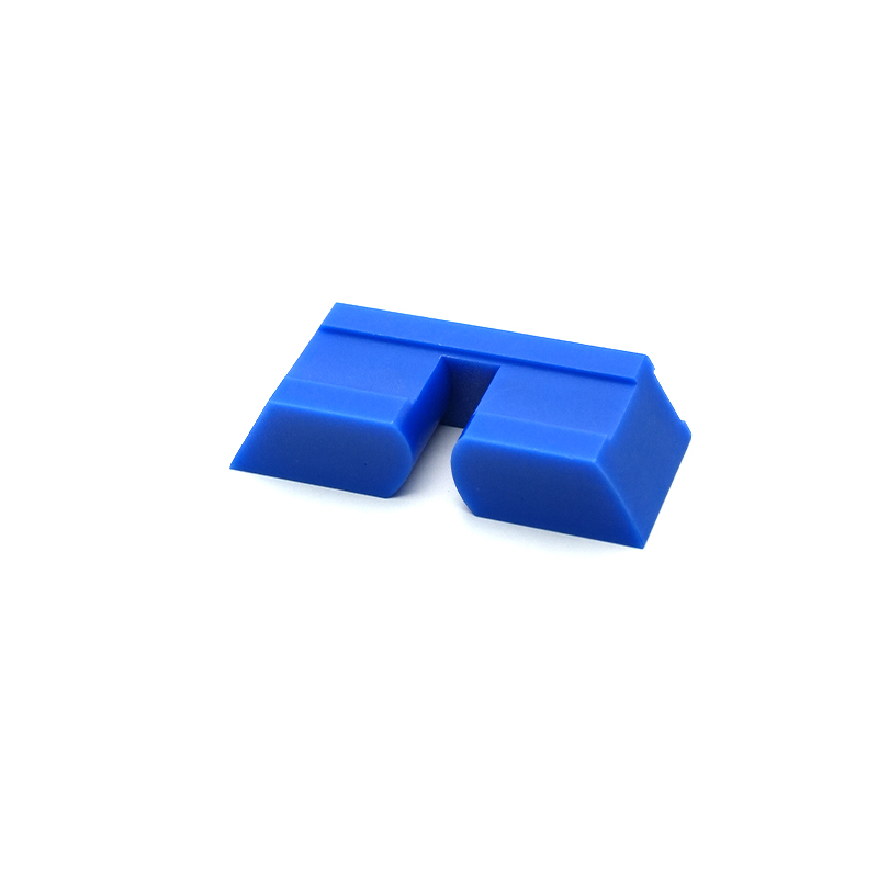 The machine spacer made of blue nylon  3