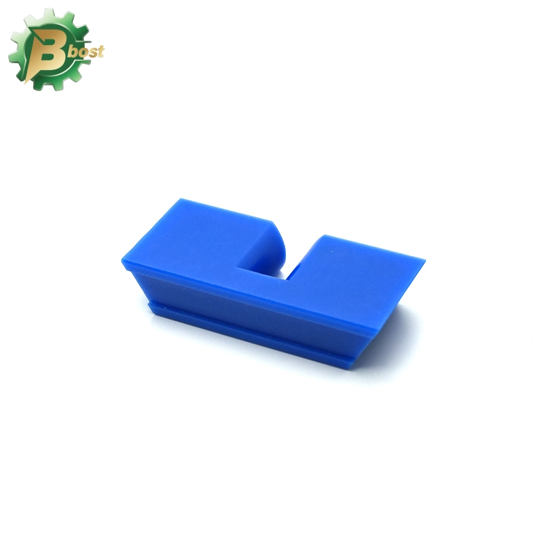 The machine spacer made of blue nylon 4 The machine spacer made of blue nylon 4