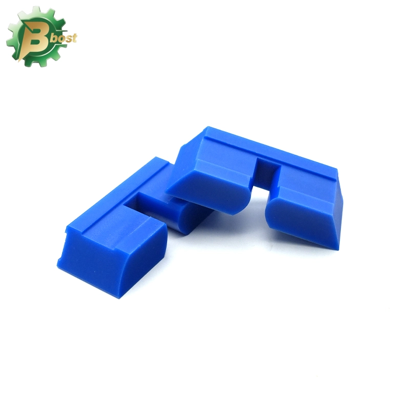 The machine spacer made of blue nylon 5 The machine spacer made of blue nylon 5