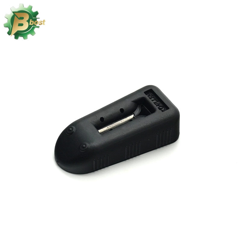 The plastic plug manufactured by Insert molding with stainless steel plate 1 The plastic plug manufactured by Insert molding with stainless steel plate 1