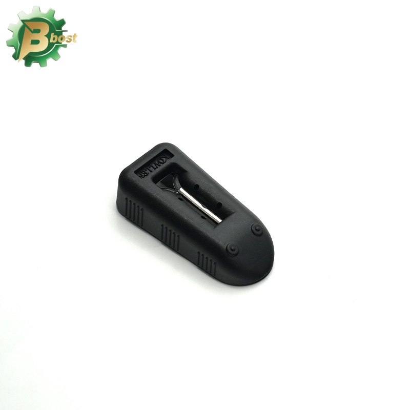 The plastic plug manufactured by Insert molding with stainless steel plate 2 The plastic plug manufactured by Insert molding with stainless steel plate 2