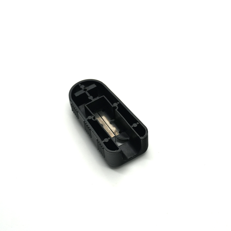 The plastic plug manufactured by Insert molding with stainless steel plate 5
