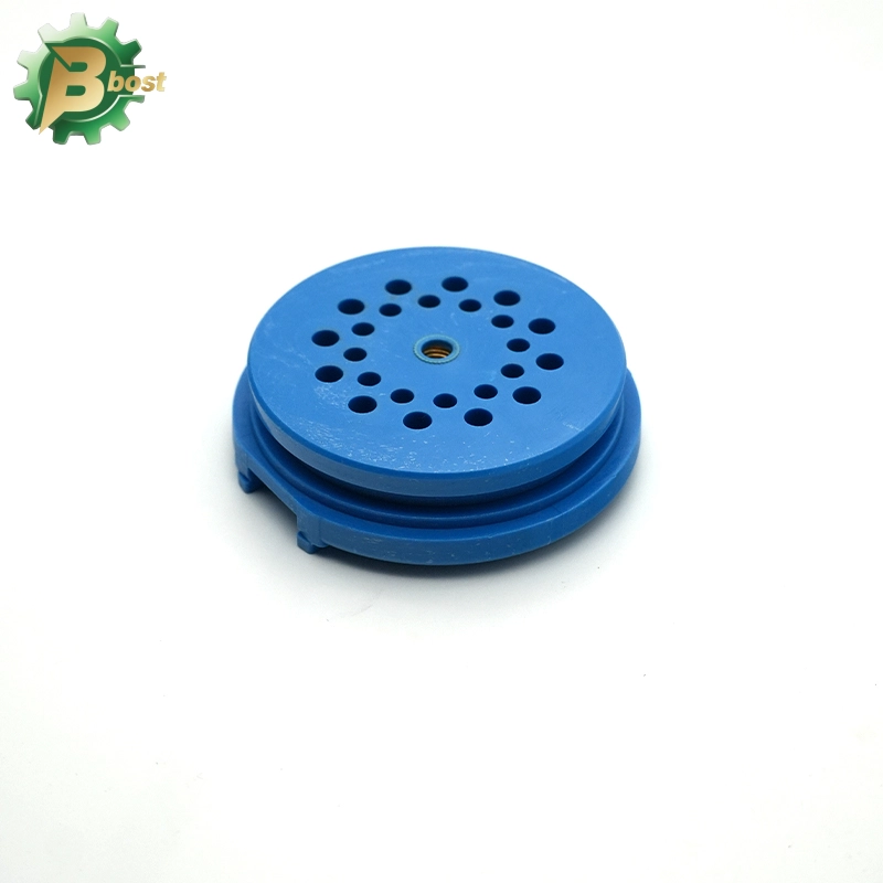 The plug made by insert mold blue nylon 66 with brass nut 2 The plug made by insert mold blue nylon 66 with brass nut 2