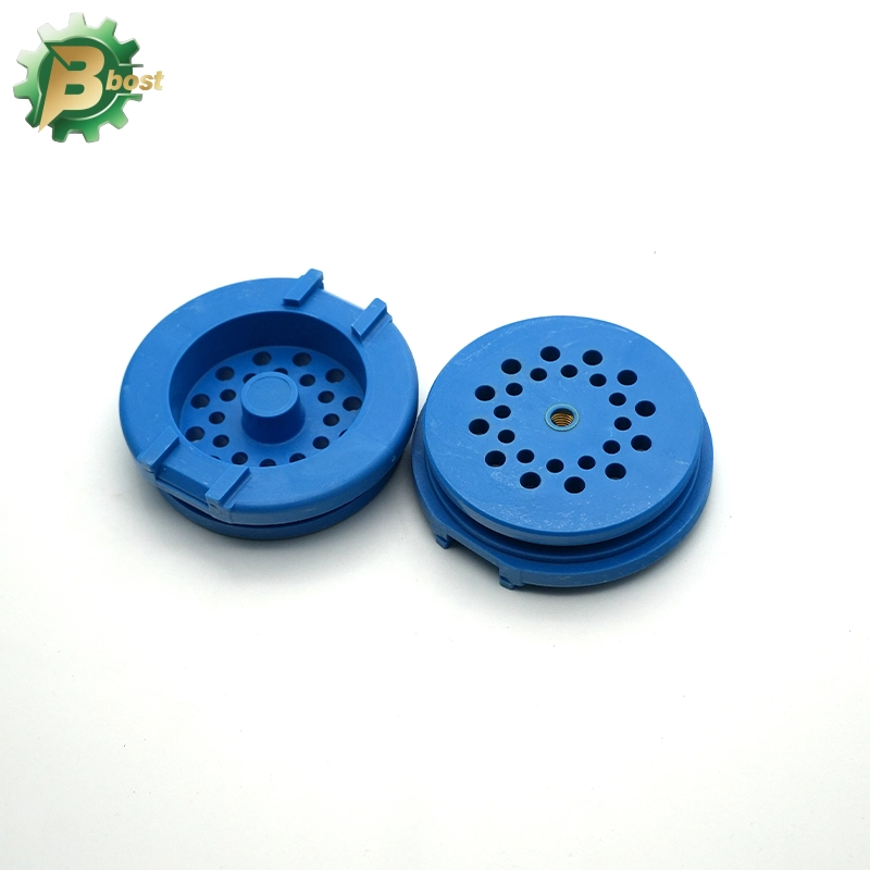 The plug made by insert mold blue nylon 66 with brass nut 5 The plug made by insert mold blue nylon 66 with brass nut 5