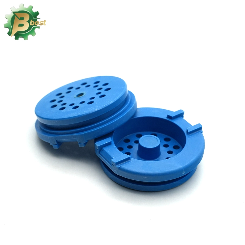The plug made by insert mold blue nylon 66 with brass nut 6 The plug made by insert mold blue nylon 66 with brass nut 6